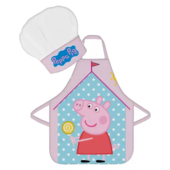 Peppa malac House gyerek kötény 2 darabos szett Peppa malac House gyerek kötény 2 darabos szett