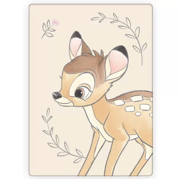 Disney Bambi Beige polár takaró 100x140cm Disney Bambi Beige polár takaró 100x140cm