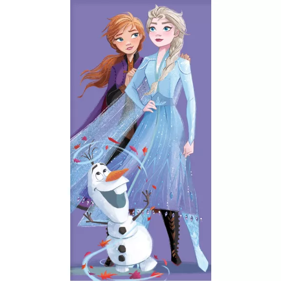 Disney Jégvarázs Purple fürdőlepedő, strand törölköző 70x140 cm Disney Jégvarázs Purple fürdőlepedő, strand törölköző 70x140 cm