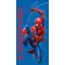 Pókember Jump fürdőlepedő, strand törölköző 70x140 cm