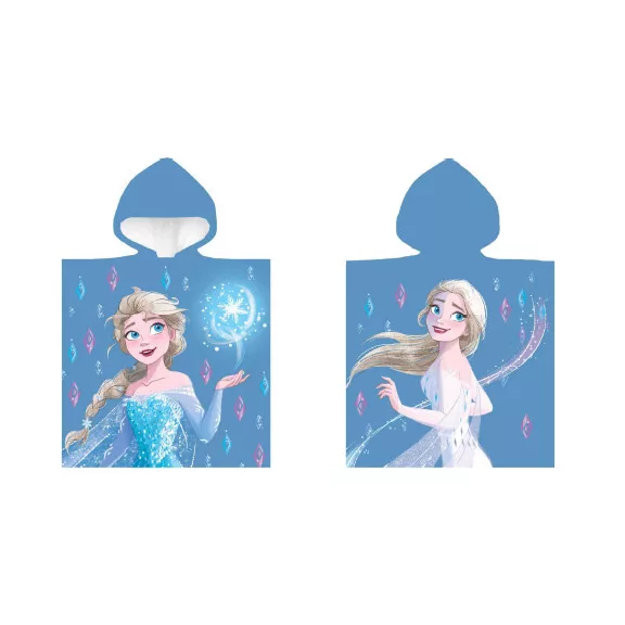 Disney Jégvarázs Snow strand törölköző poncsó 50x100 cm Disney Jégvarázs Snow strand törölköző poncsó 50x100 cm