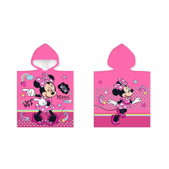 Disney Minnie BFF strand törölköző poncsó 50x100 cm Disney Minnie BFF strand törölköző poncsó 50x100 cm