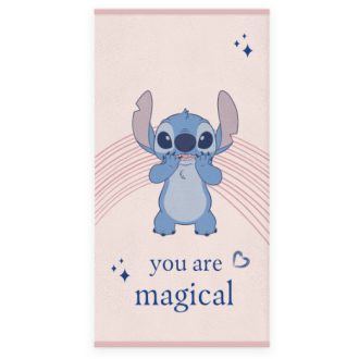   Disney Lilo és Stitch, A csillagkutya Magical fürdőlepedő, strand törölköző 60x120cm