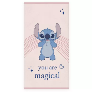   Disney Lilo és Stitch, A csillagkutya Magical fürdőlepedő, strand törölköző 60x120cm