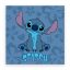 Disney Lilo és Stitch, A csillagkutya Blue Hibiscus kéztörlő, arctörlő, törölköző 30x30cm