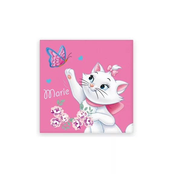 Disney Marie cica Butterfly kéztörlő, arctörlő, törölköző 30x30cm Disney Marie cica Butterfly kéztörlő, arctörlő, törölköző 30x30cm