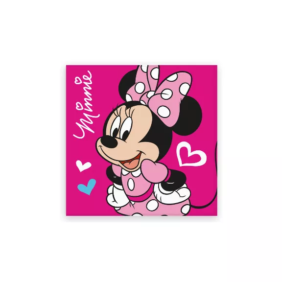 Disney Minnie Love kéztörlő, arctörlő, törölköző 30x30cm Disney Minnie Love kéztörlő, arctörlő, törölköző 30x30cm