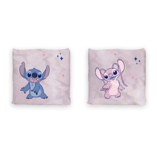 Disney Lilo és Stitch, A csillagkutya Pink párna, díszpárna 40x40 cm