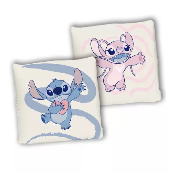 Disney Lilo és Stitch, A csillagkutya Lovers párna, díszpárna 40x40 cm Disney Lilo és Stitch, A csillagkutya Lovers párna, díszpárna 40x40 cm