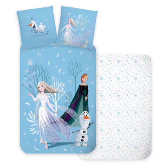 Disney Jégvarázs Snowing Day gyerek, ovis ágyneműhuzat 100×135 cm, 40×60 cm Disney Jégvarázs Snowing Day gyerek, ovis ágyneműhuzat 100×135 cm, 40×60 cm