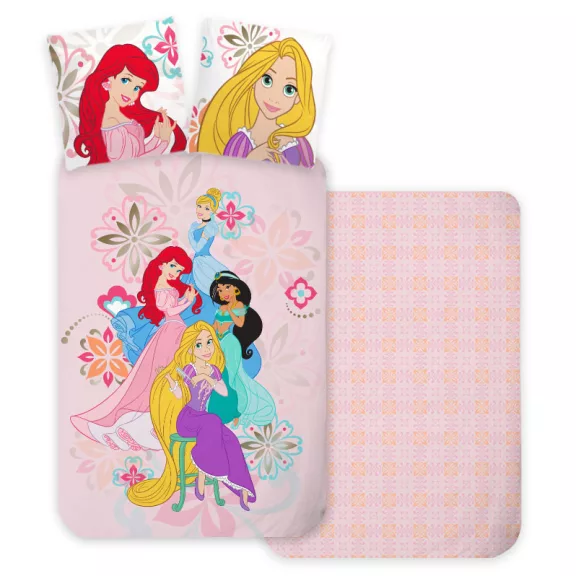 Disney Hercegnők Bloom ágyneműhuzat 140×200cm, 70×90 cm Disney Hercegnők Bloom ágyneműhuzat 140×200cm, 70×90 cm