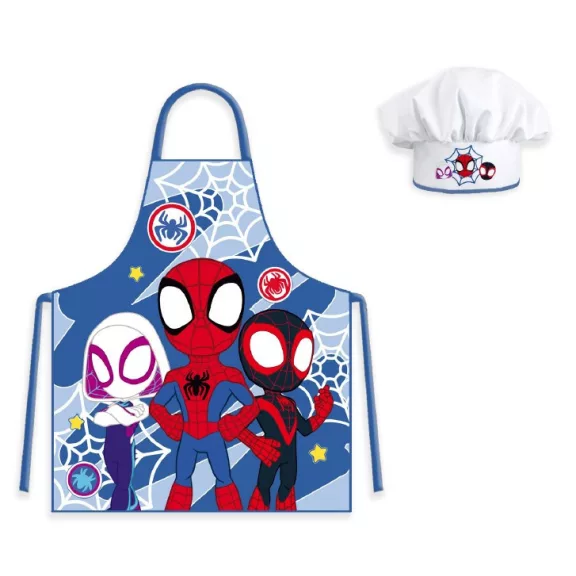 Pókember Spidey gyerek kötény 2 darabos szett Pókember Spidey gyerek kötény 2 darabos szett