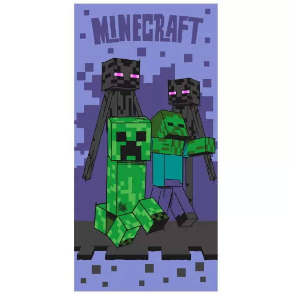 Minecraft Sketch Mobs fürdőlepedő, strand törölköző 70x140cm Minecraft Sketch Mobs fürdőlepedő, strand törölköző 70x140cm