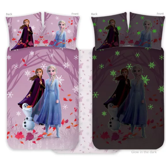 Disney Jégvarázs Purple sötétben világító gyerek, ovis ágyneműhuzat 100x135cm, 40x60cm Disney Jégvarázs Purple sötétben világító gyerek, ovis ágyneműhuzat 100x135cm, 40x60cm