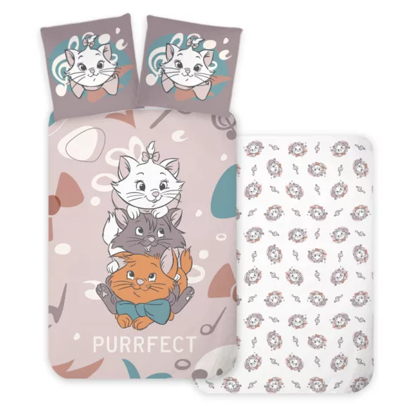 Disney Marie Purrfect gyerek, ovis ágyneműhuzat 100×135 cm, 40×60 cm Disney Marie Purrfect gyerek, ovis ágyneműhuzat 100×135 cm, 40×60 cm