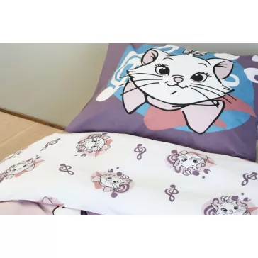   Disney Marie Purrfect gyerek, ovis ágyneműhuzat 100×135 cm, 40×60 cm