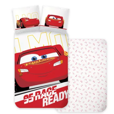   Disney Verdák Ready gyerek, ovis ágyneműhuzat 100×135 cm, 40×60 cm
