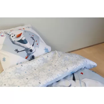   Disney Jégvarázs Olaf gyerek, ovis ágyneműhuzat 100×135 cm, 40×60 cm