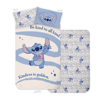   Disney Lilo és Stitch, A csillagkutya Kindness gyerek, ovis ágyneműhuzat 100×135 cm, 40×60 cm