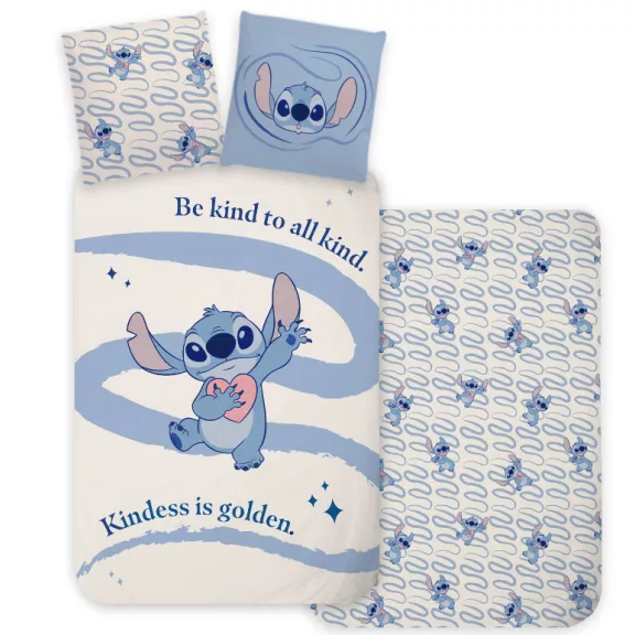 Disney Lilo és Stitch, A csillagkutya Kindness gyerek, ovis ágyneműhuzat 100×135 cm, 40×60 cm Disney Lilo és Stitch, A csillagkutya Kindness gyerek, ovis ágyneműhuzat 100×135 cm, 40×60 cm
