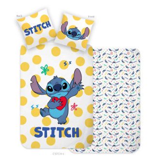   Disney Lilo és Stitch, A csillagkutya Dots gyerek, ovis ágyneműhuzat 100×135 cm, 40×60 cm