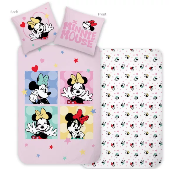 Disney Minnie Love & Laughter ágyneműhuzat 140×200cm, 70×90 cm Disney Minnie Love & Laughter ágyneműhuzat 140×200cm, 70×90 cm