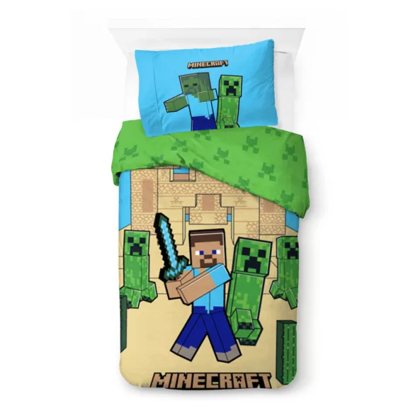 Minecraft Sand Castles ágyneműhuzat 140×200cm, 70×90 cm Minecraft Sand Castles ágyneműhuzat 140×200cm, 70×90 cm