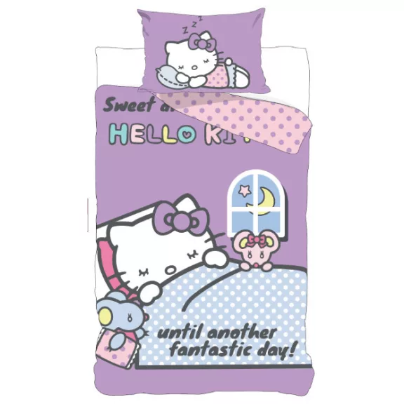 Hello Kitty Another Day gyerek, ovis ágyneműhuzat 100×135 cm, 40×60 cm Hello Kitty Another Day gyerek, ovis ágyneműhuzat 100×135 cm, 40×60 cm