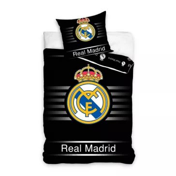 Real Madrid Black ágyneműhuzat 140×200cm, 70×90 cm