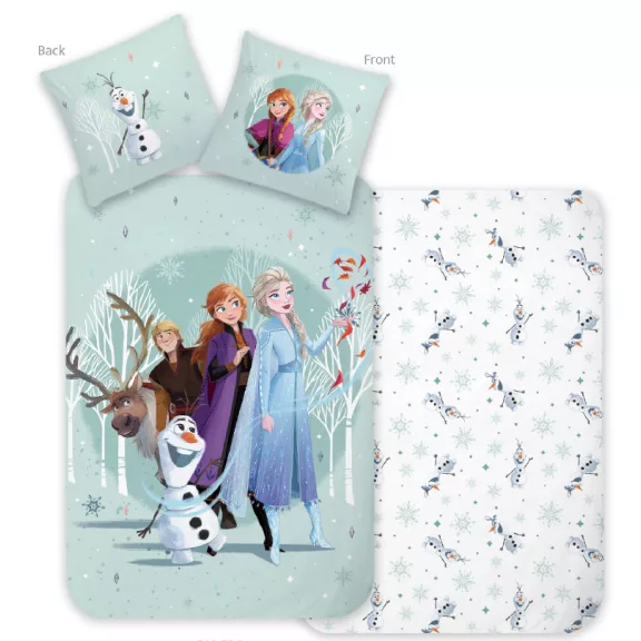 Disney Jégvarázs Forest Adventure gyerek, ovis ágyneműhuzat 100×135 cm, 40×60 cm Disney Jégvarázs Forest Adventure gyerek, ovis ágyneműhuzat 100×135 cm, 40×60 cm