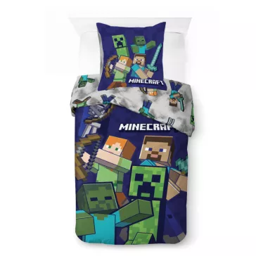 Minecraft Realms ágyneműhuzat 140×200cm, 70×90 cm