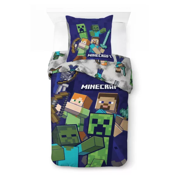 Minecraft Realms ágyneműhuzat 140×200cm, 70×90 cm Minecraft Realms ágyneműhuzat 140×200cm, 70×90 cm