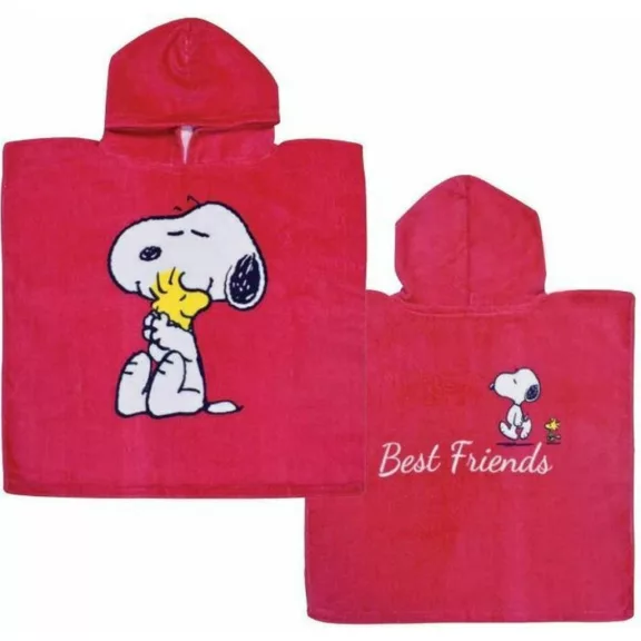 Snoopy Best Friend strand törölköző poncsó 50x100 cm Snoopy Best Friend strand törölköző poncsó 50x100 cm