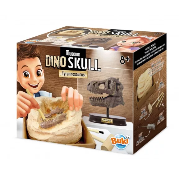 Tyrannosaurus koponya felfedező készlet BUKI Tyrannosaurus koponya felfedező készlet BUKI