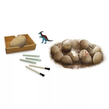  Mega dino felfedező készlet 12 db meglepetés tojással BUKI