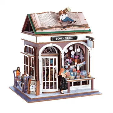 Dioráma 3D puzzle, Könyvesbolt BUKI