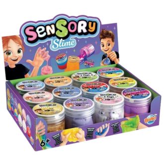 Szenzoros slime tégelyben, többféle BUKI
