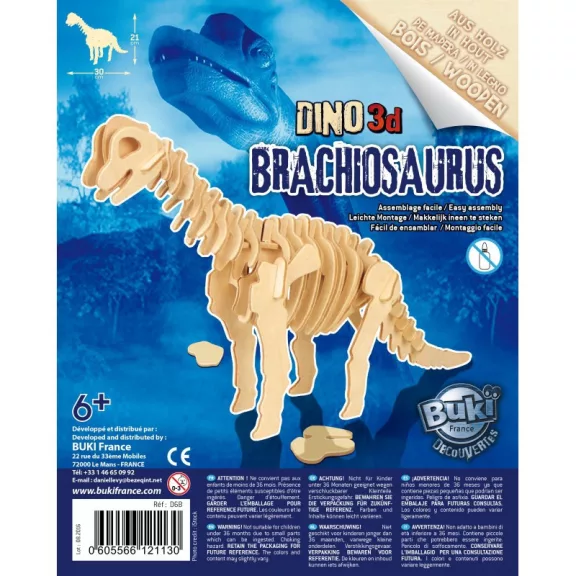 Fa 3D dinoszaurusz puzzle, többféle BUKI Fa 3D dinoszaurusz puzzle, többféle BUKI
