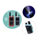 Újratölthető walkie-talkie 5 km-es hatótávolsággal BUKI Újratölthető walkie-talkie 5 km-es hatótávolsággal BUKI