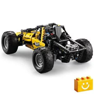   CaDA C51043W - Sárga buggy - 100% technic-kompatibilis építőjáték