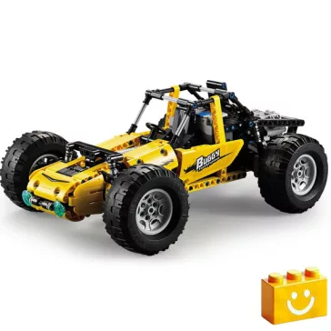   CaDA C51043W - Sárga buggy - 100% technic-kompatibilis építőjáték