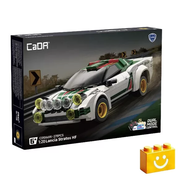CaDA C51066W - Távirányítós Lancia Stratos HF versenyautó - 100% kompatibilis minden más kedvelt márkával CaDA C51066W - Távirányítós Lancia Stratos HF versenyautó - 100% kompatibilis minden más kedvelt márkával