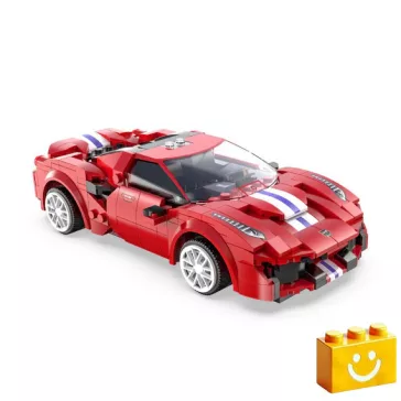   CaDA C51072W - Távirányítós 488 Supercar építőjáték - 100% kompatibilis minden más kedvelt márkával