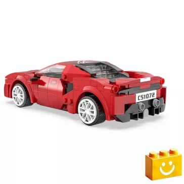   CaDA C51072W - Távirányítós 488 Supercar építőjáték - 100% kompatibilis minden más kedvelt márkával