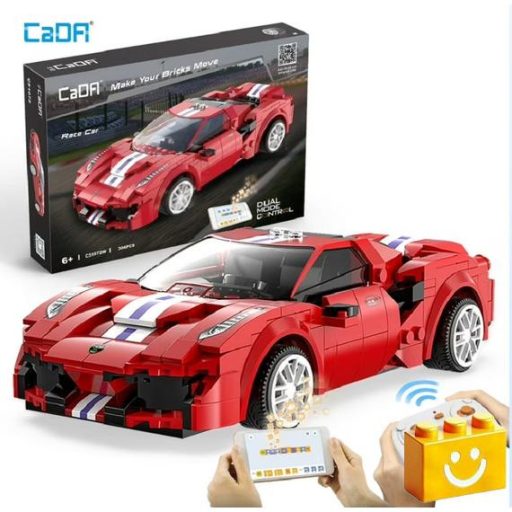 CaDA C51072W - Távirányítós 488 Supercar építőjáték - 100% kompatibilis minden más kedvelt márkával