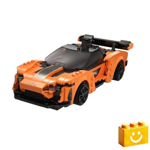 CaDA C51075W - Távirányítós Narancssárga versenyautó építőjáték - 100% kompatibilis minden más kedvelt márkával