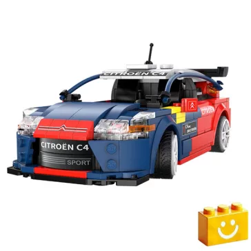  CaDA C51078W - Távirányítós Citroen C4 WRC 2008 építőjáték - 100% kompatibilis minden más kedvelt márkával