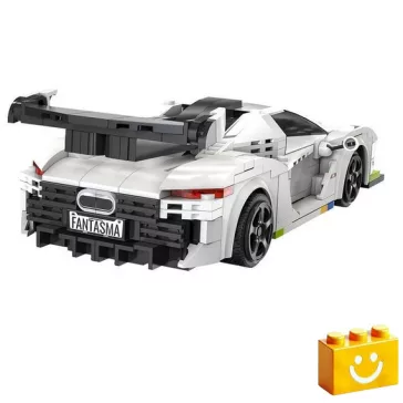   CaDA C51083W - Távirányítós Fantasma versenyautó - 100% technic-kompatibilis építőjáték