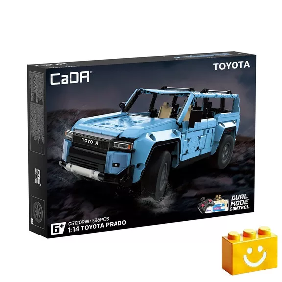 CaDA C51209W - Távirányítós Toyota Land Cruiser Prado terepjáró- 100% kompatibilis minden más kedvelt márkával CaDA C51209W - Távirányítós Toyota Land Cruiser Prado terepjáró- 100% kompatibilis minden más kedvelt márkával