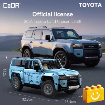   CaDA C51209W - Távirányítós Toyota Land Cruiser Prado terepjáró- 100% kompatibilis minden más kedvelt márkával